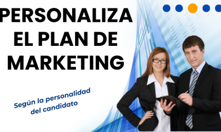 PERSONALIZA EL PLAN DE MARKETING Según la personalidad del candidato